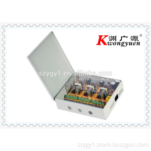 1-CH input,12-CH output multichannel 12v 15a CCTV power supply